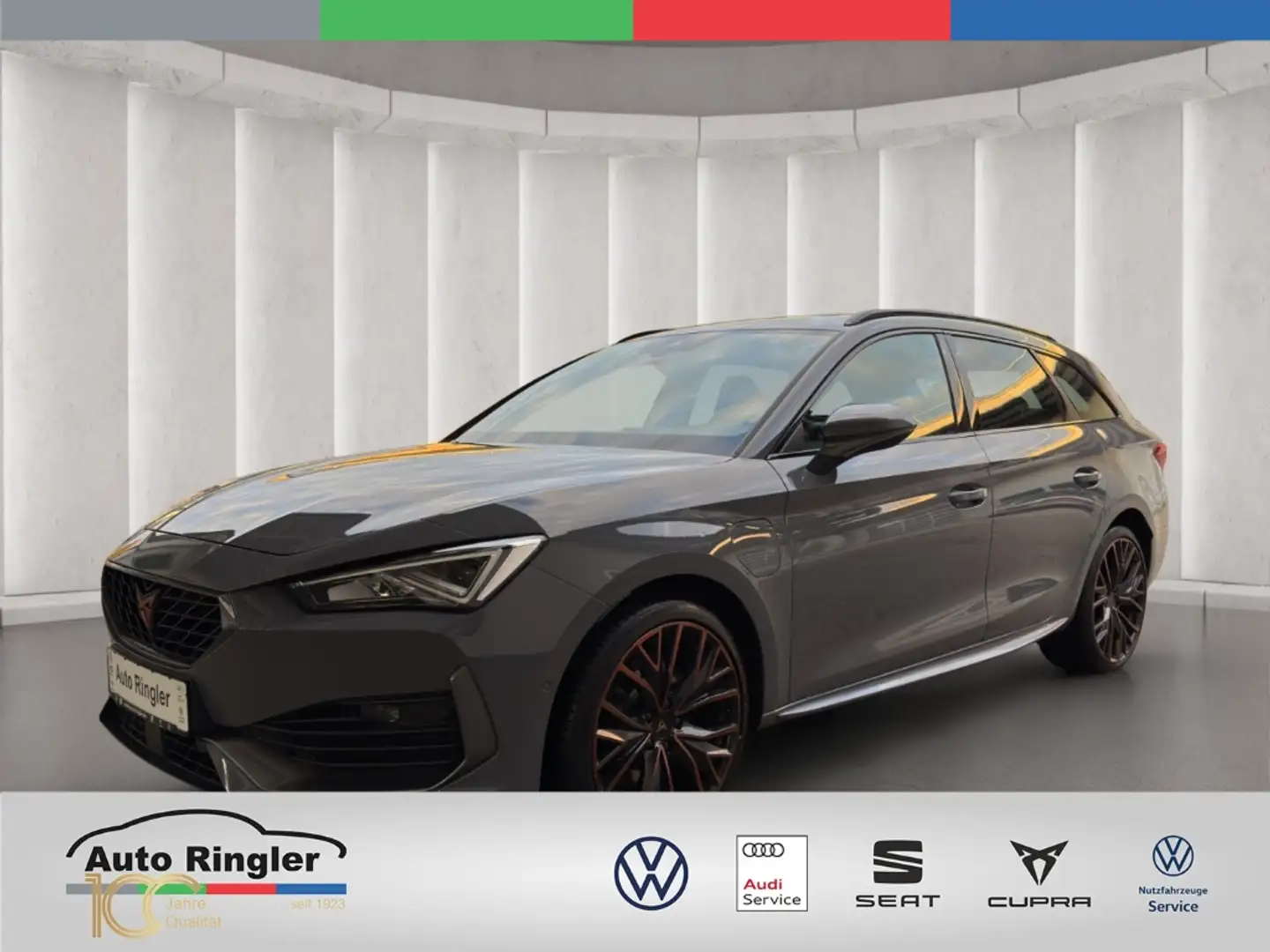 CUPRA Leon 1.4 e-HYBRID 94% BATTERIE,LEDER+NAVI+LED+PANO+Memo Grau - 1