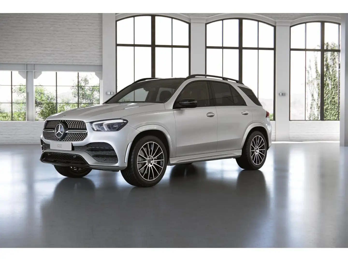 Mercedes-Benz GLE 400 d 4MATIC HUD Distr PTS Navi Sitzklima Weiß - 2