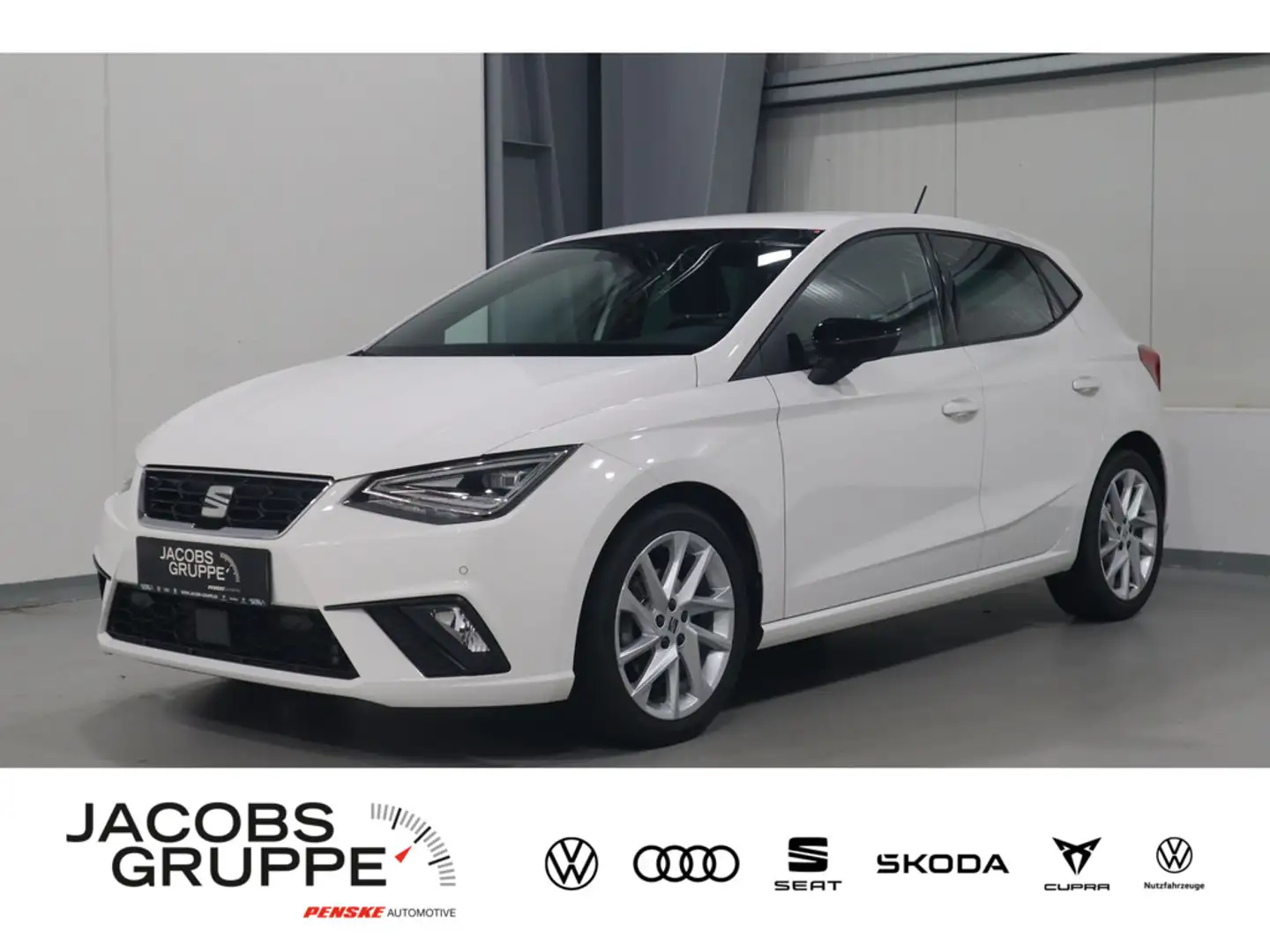 SEAT Ibiza 1.0 TSI DSG Navi*CAM*LED*SHZ FR-Line Weiß - 1