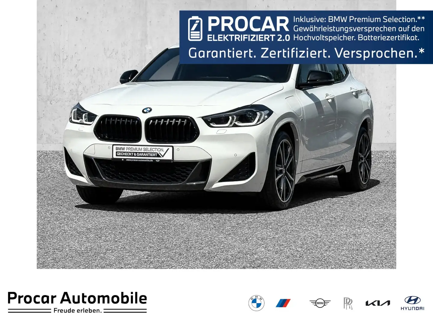 BMW X2 xDrive25e SPORTPAKET+PA+ADAP LED+HuD+HIFI+SHZ+UVM. Wit - 1