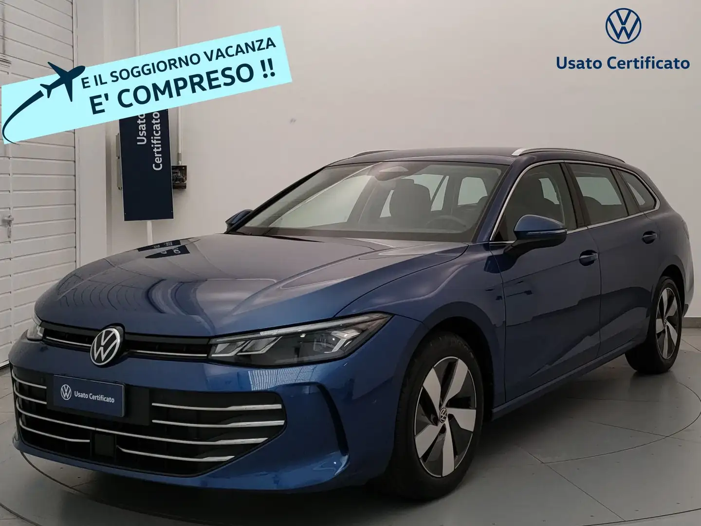 Volkswagen Passat 2.0 TDI 150 CV SCR DSG Business Blauw - 1