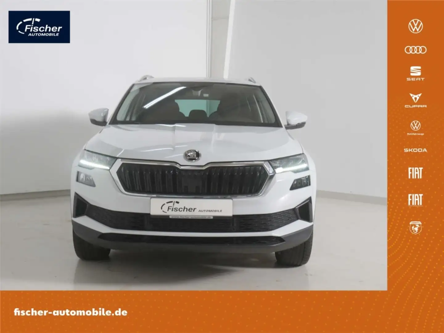 Skoda Karoq 1.5 TSI Ambition DSG P-Dach/LED/NAV/18'' Weiß - 1