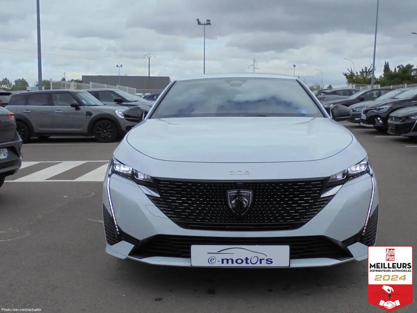 Peugeot 308 Hybrid 136 e-DCS6 Style Blanc - 2