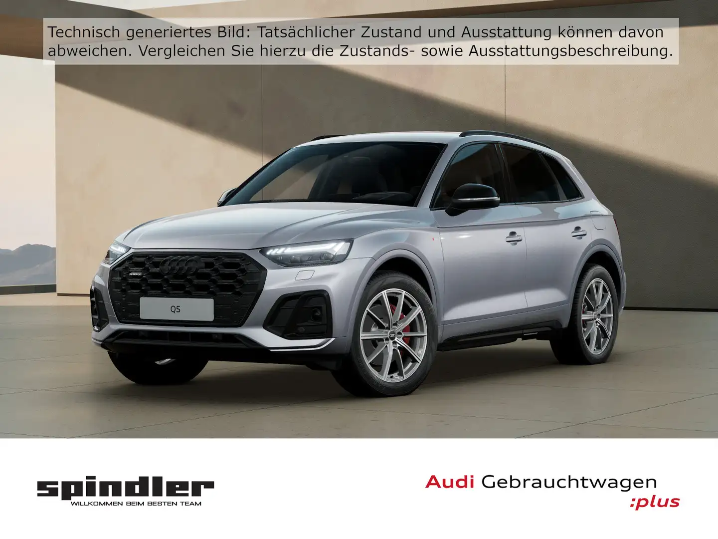 Audi Q5 S-Line 50 TFSIe quattro S-tronic / AHK, B&O Silber - 1