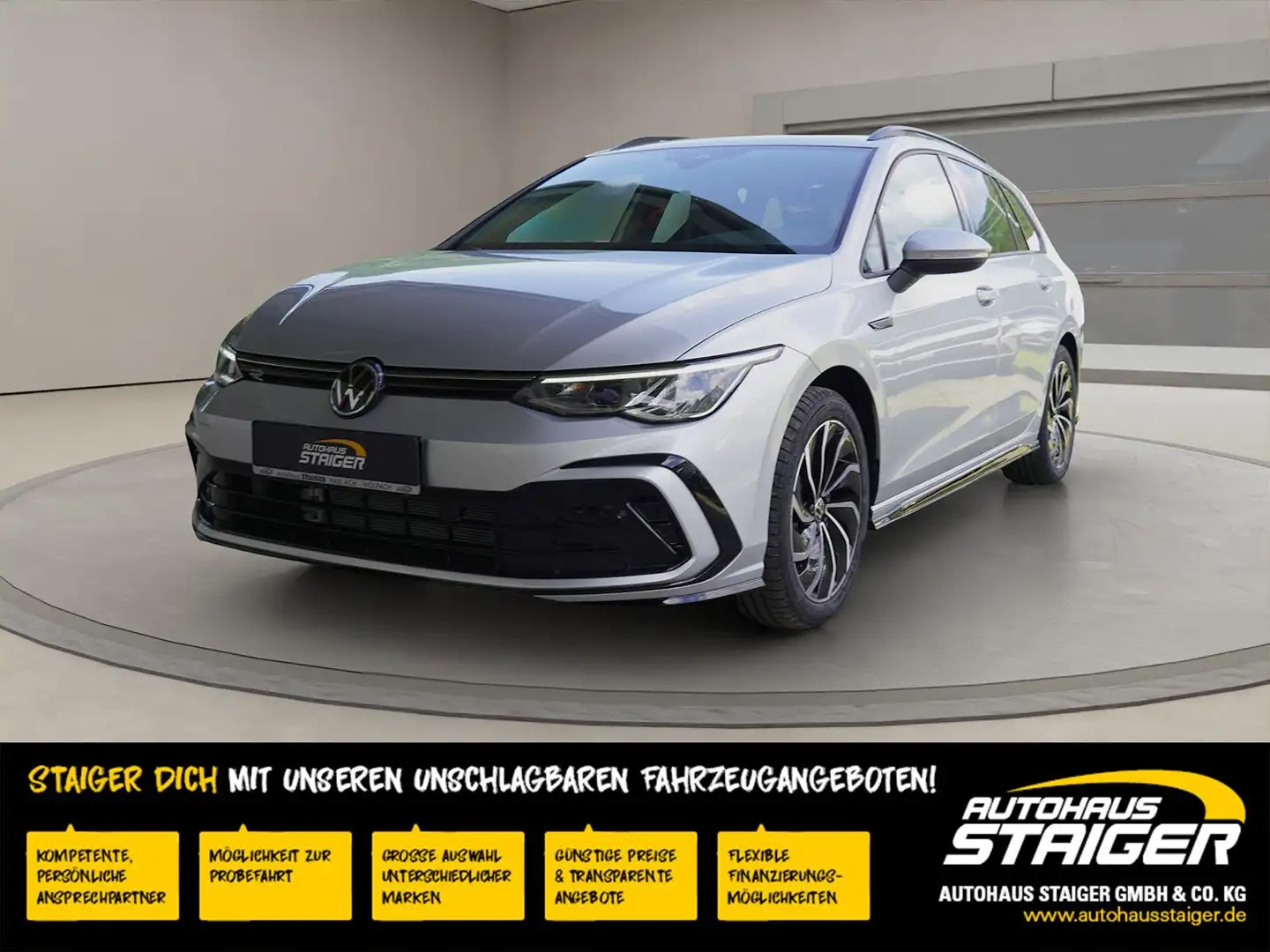Volkswagen Golf Variant 1.5 TSI R Line+Klima+Kamera+ACC+LED Silber - 1