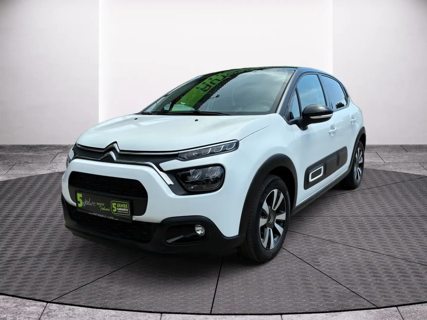 Citroen C3 1.2 PureTech 82 Max LED+PDC+Navi Weiß - 2
