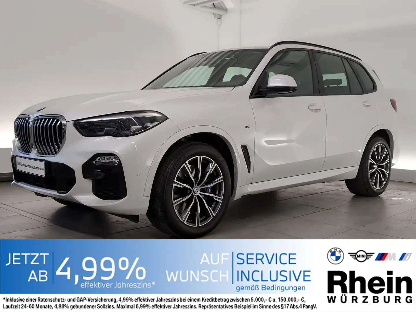 BMW X5 xDrive30d M Sportpaket Sitzbelüftung/AHK/LED Sitzb Bianco - 1