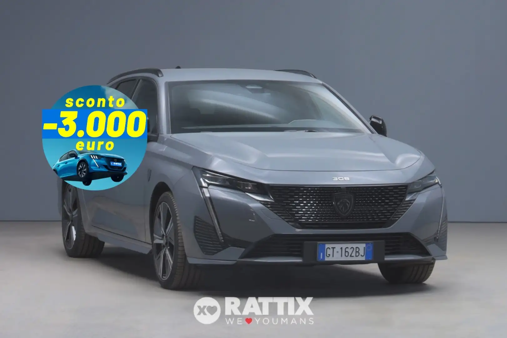 Peugeot 308 SW 1.2 Puretech 130CV GT EAT8 Szürke - 1