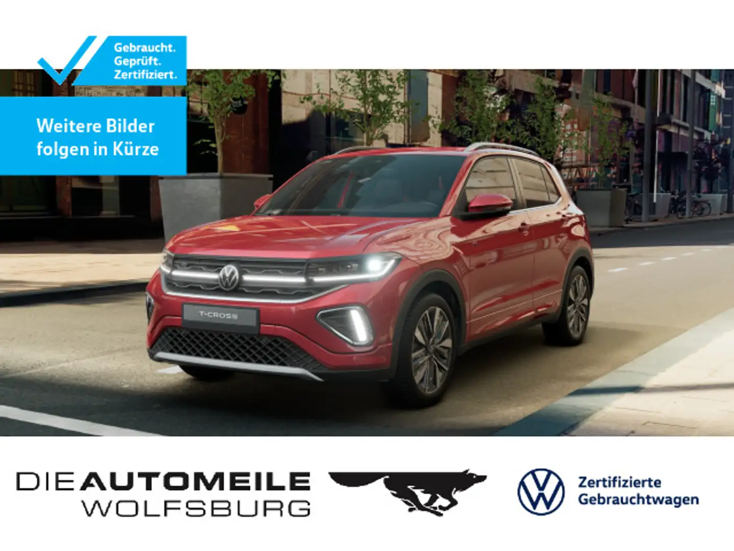 Volkswagen T-Cross 1.5 TSI DSG R-Line AHK/Matrix/ACC Rot - 1