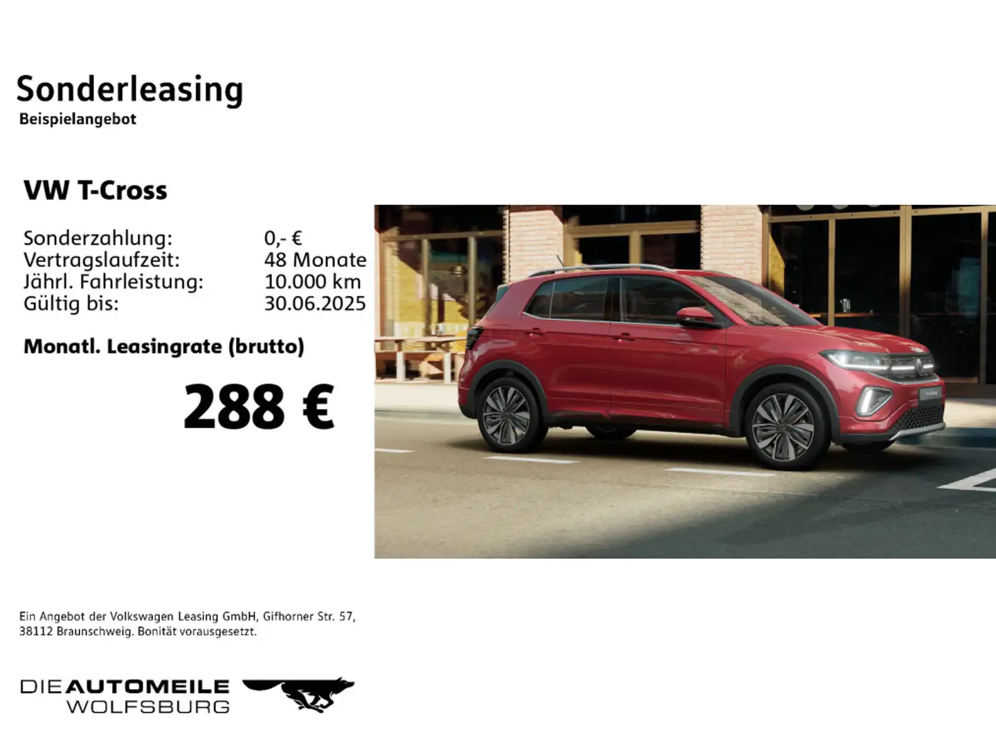 Volkswagen T-Cross 1.5 TSI DSG R-Line AHK/Matrix/ACC Rot - 2