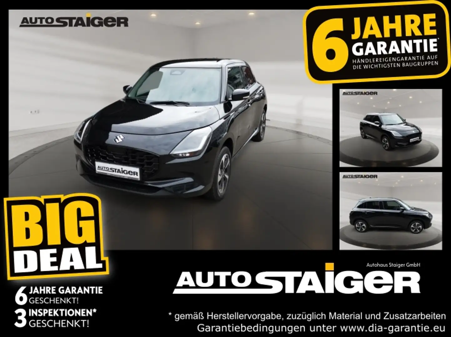 Suzuki Swift 1.2 Comfort Facelift LED Rückfahrkamera Schwarz - 1