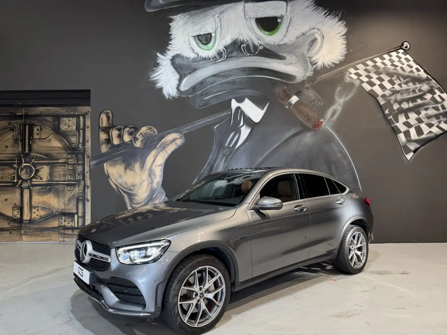 Mercedes-Benz GLC 300 Coupe 300 E AMG LINE 4MATIC Toit Ouvrant Gris - 1