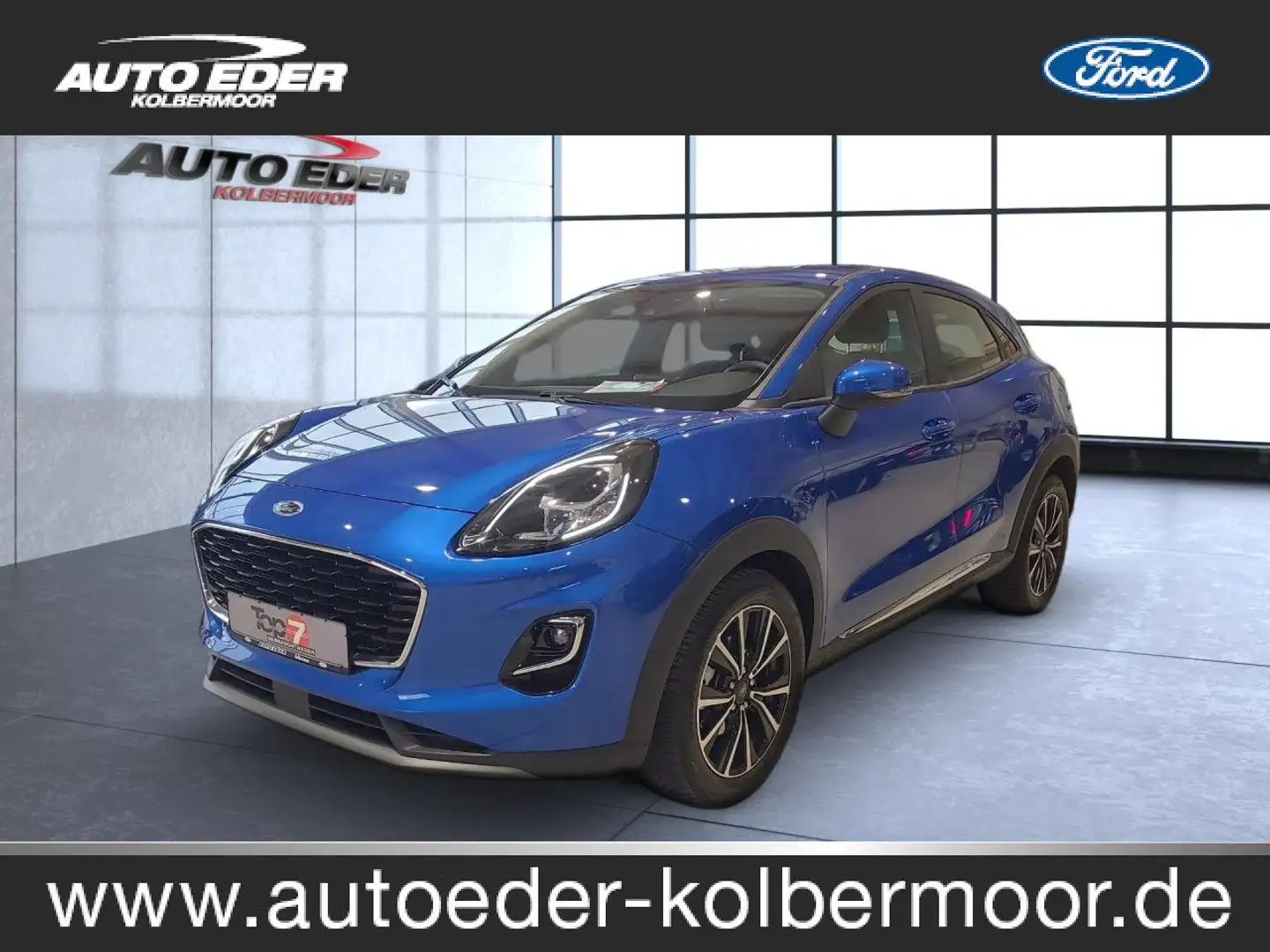 Ford Puma Titanium Bluetooth Navi LED Klima el. Fenster Blau - 1