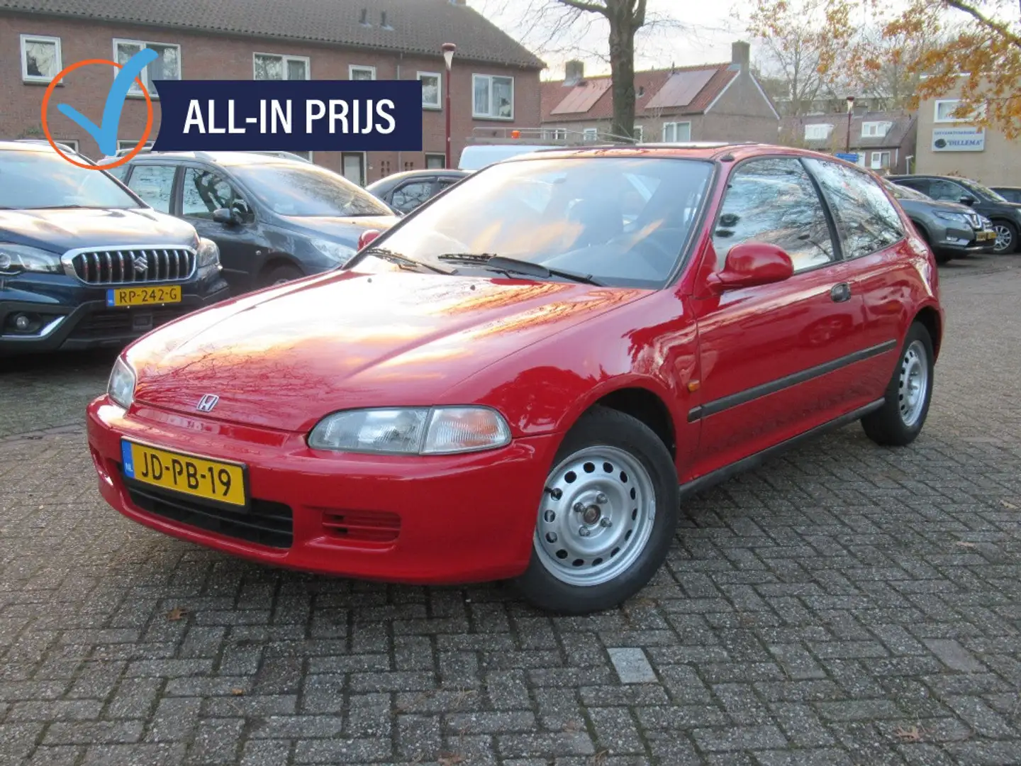 Honda Civic 1.5 LSi EG Compl. onderhoud+Origineel NWSTAAT UNIE Rouge - 1