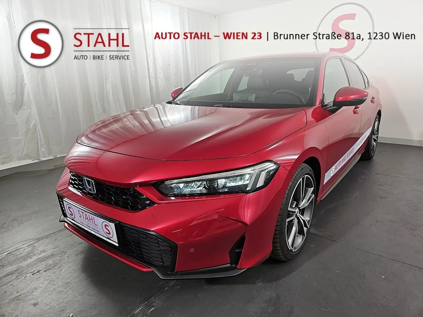 Honda Civic Advance Aut.| Auto Stahl Wien 23 Rot - 1