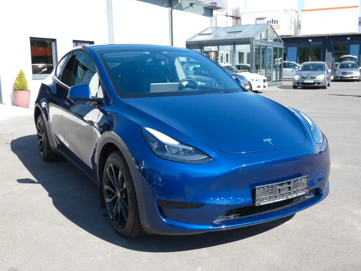 Tesla Model Y *Pano*Led*Kamera* Modrá - 2