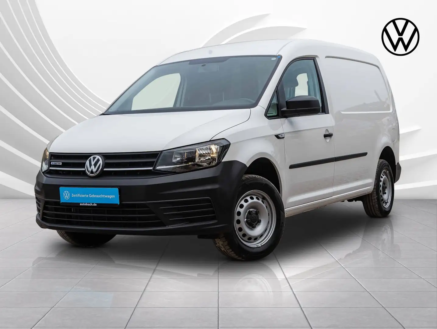 Volkswagen Caddy 1.4 TGI LR Kasten Navi Climatic GRA E Blanc - 2