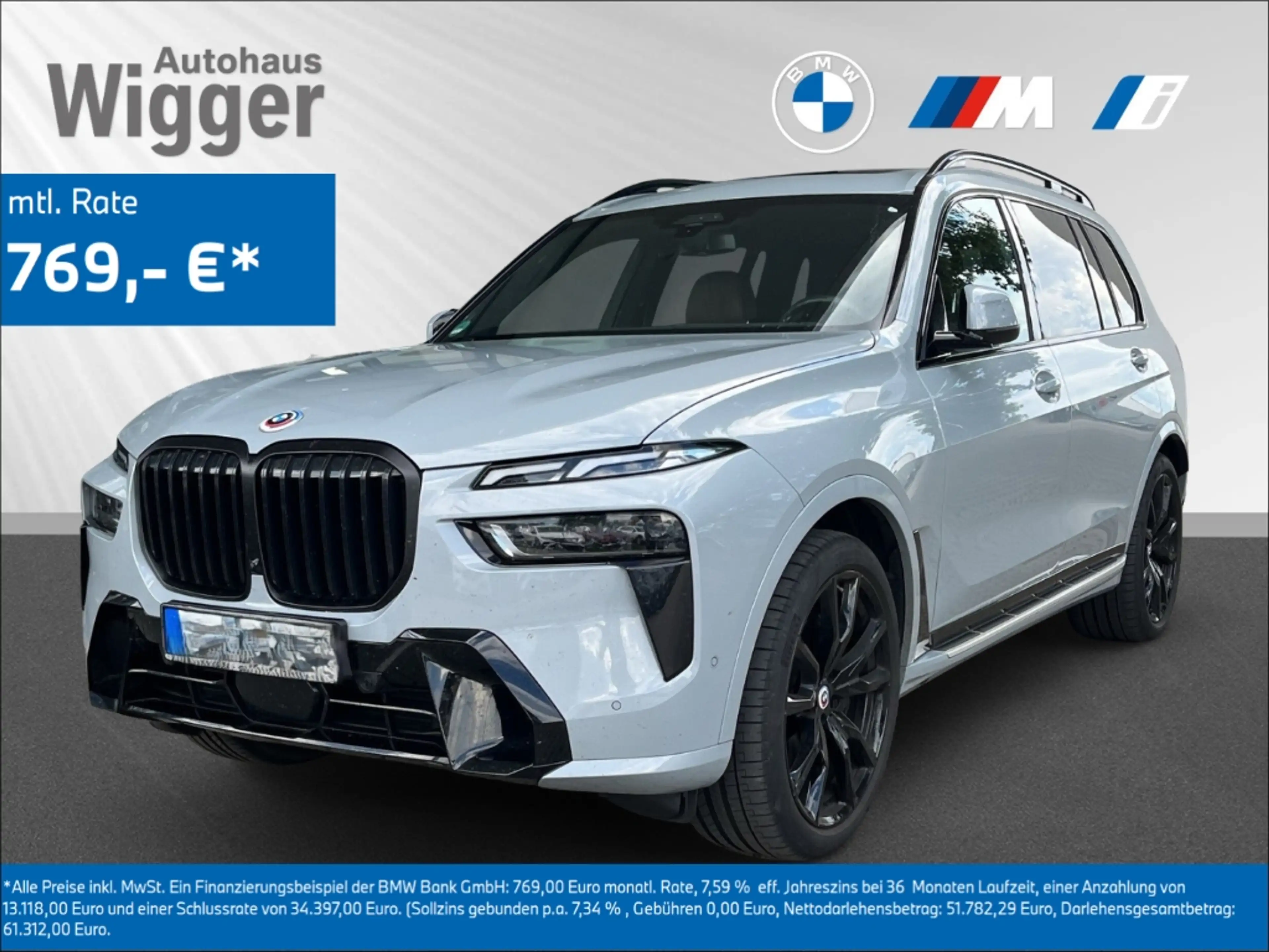 BMW X7 xDrive 40i M Sport Pro/StandHZG/AHK/Panorama