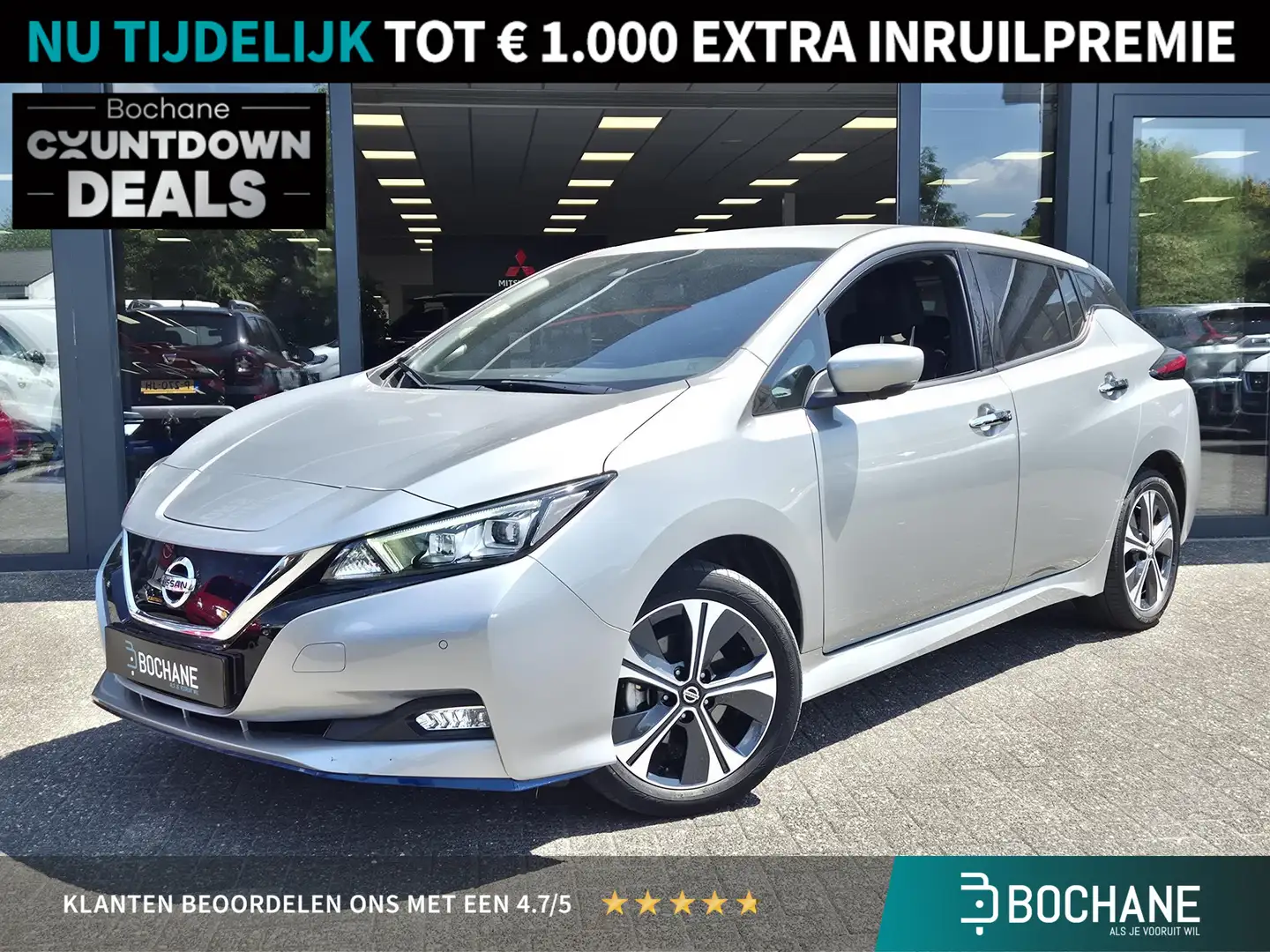 Nissan Leaf e+ N-Connecta 62 kWh | LONG RANGE | 217PK | Gris - 1