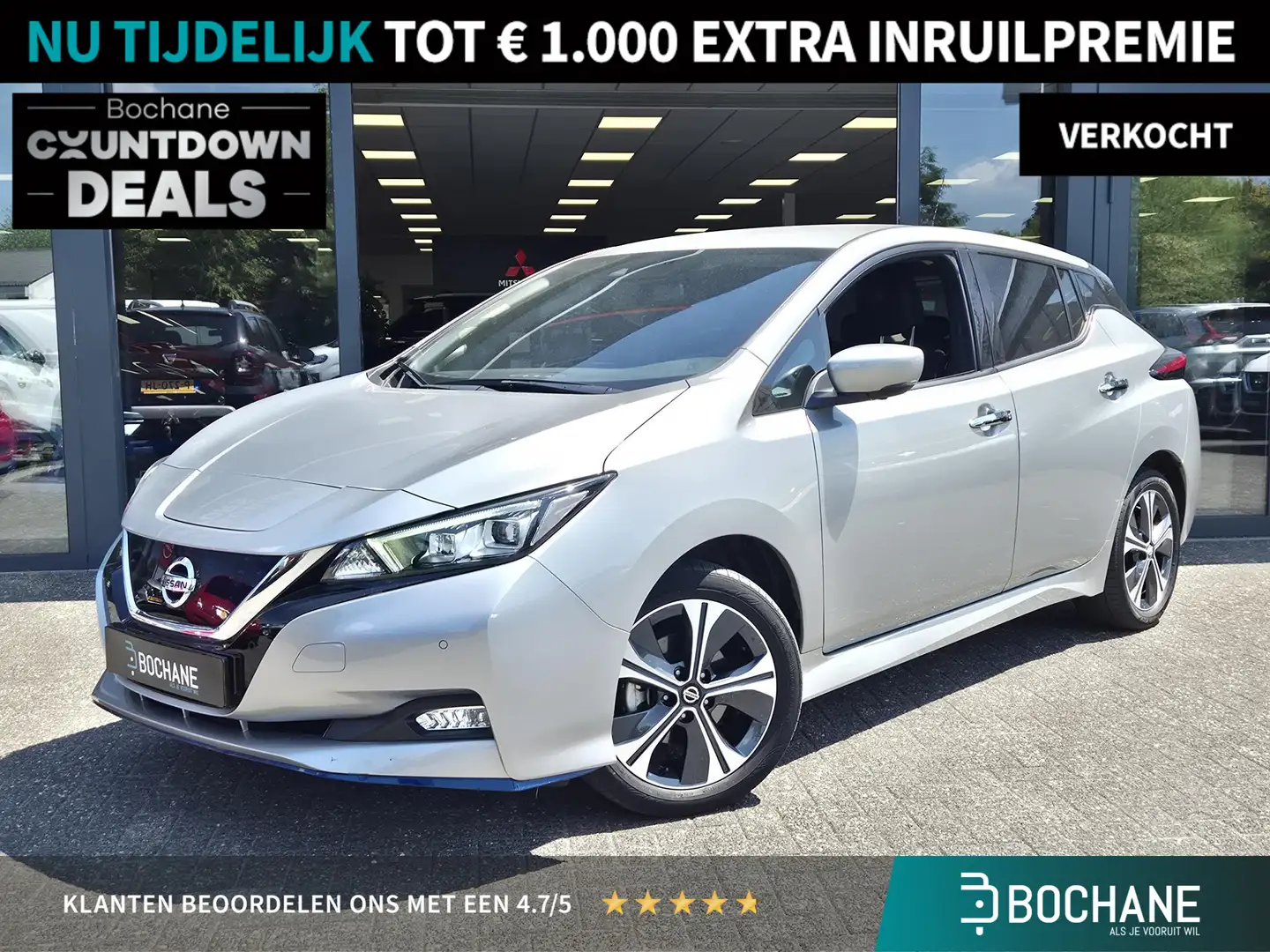 Nissan Leaf e+ N-Connecta 62 kWh | LONG RANGE | 217PK | Grijs - 1