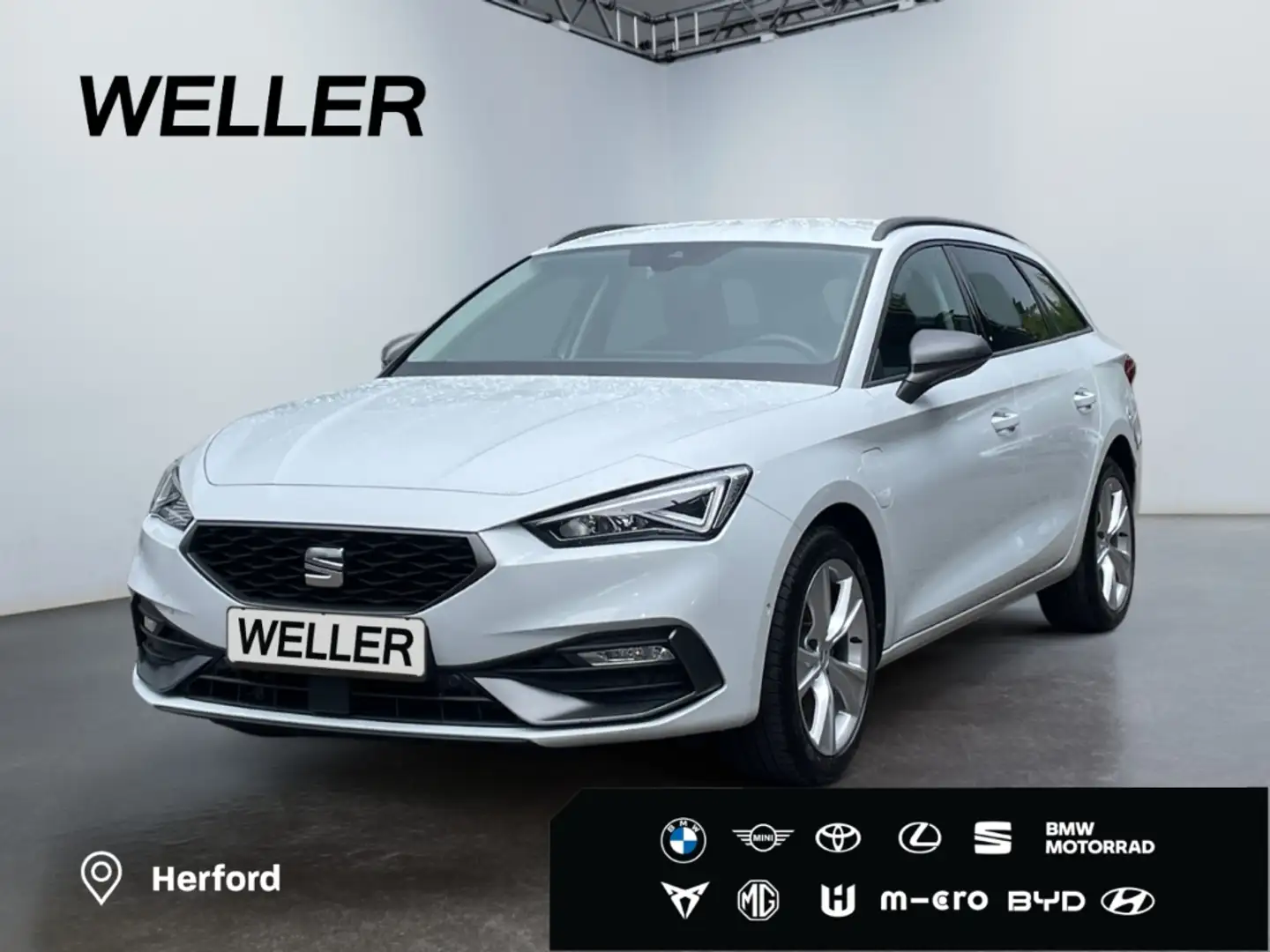 SEAT Leon ST 1.4 e-Hybrid DSG FR *LED*el Heck*ACC*PDC* Weiß - 1