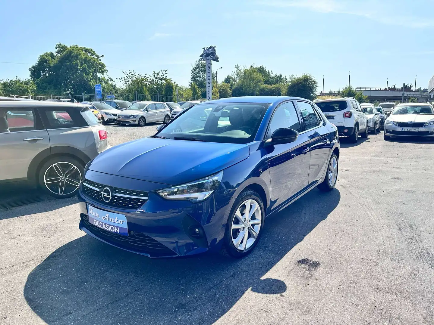 Opel Corsa 1.2 Turbo*GPS*CLIM*JANTES* Blau - 2