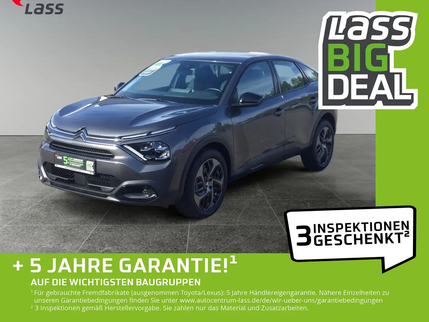 Citroen C4 1.2 PurTech 130 Plus LED+Klimaautomatik+Kamera Grau - 1