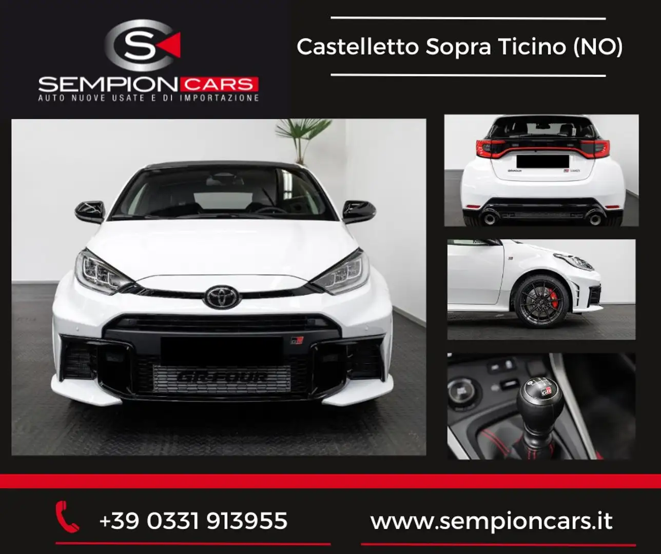 Toyota Yaris GR 1.6 Circuit 280cv RESTYLING Pronta Consegna Bianco - 1