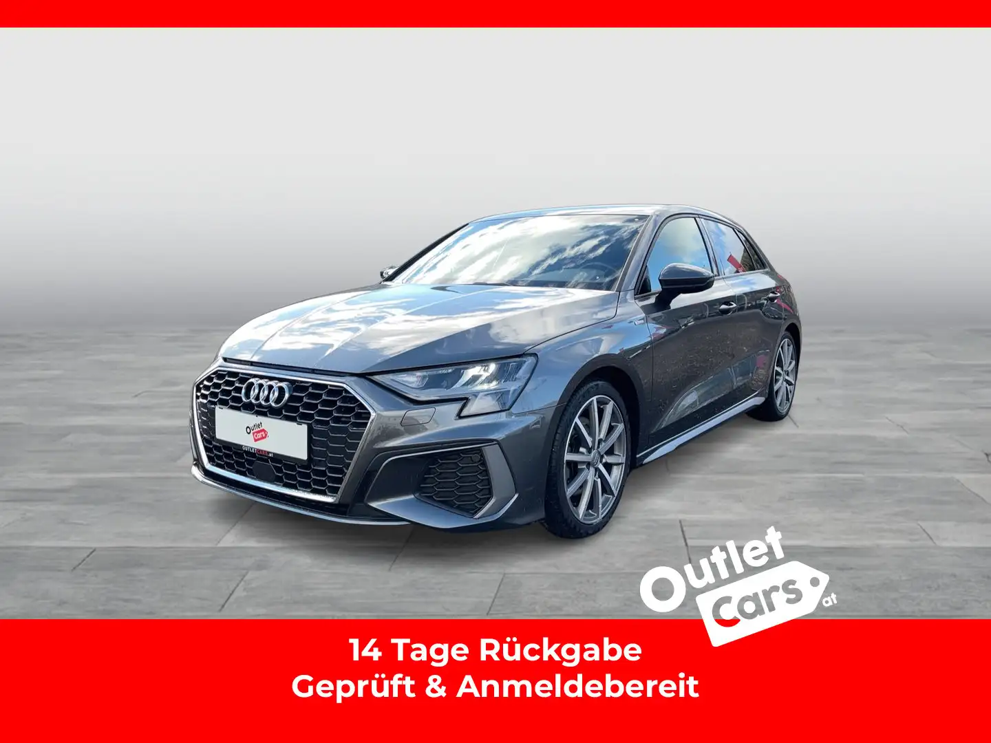 Audi A3 30 TDI S line exterieur Gris - 1