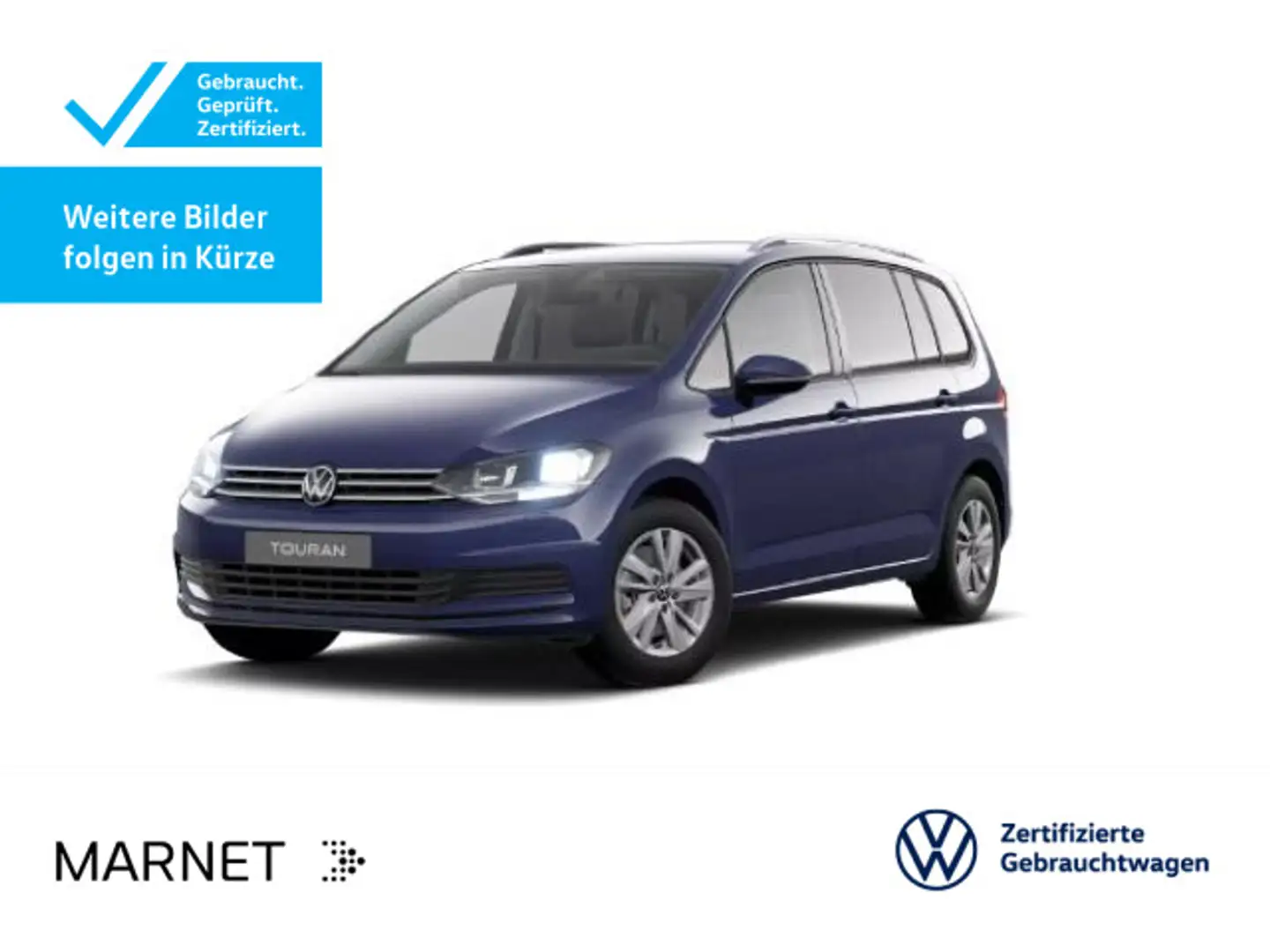 Volkswagen Touran 1.5 TSI DSG Comfortline *Navi*AHK*7-Sitze Blau - 1