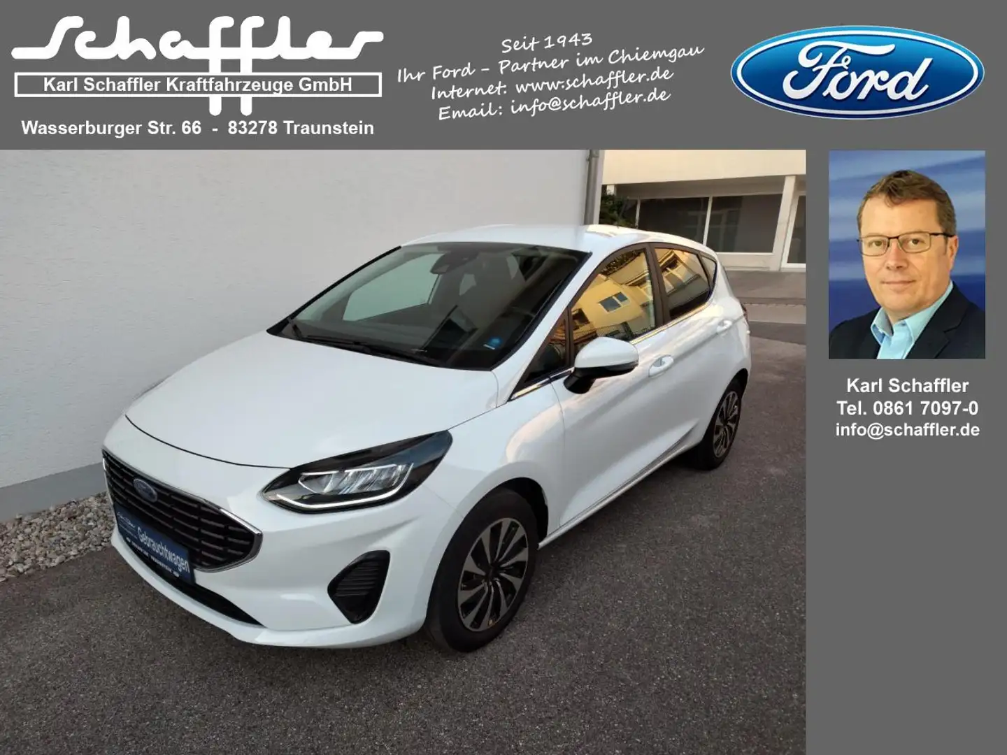 Ford Fiesta Titanium X Blanc - 1