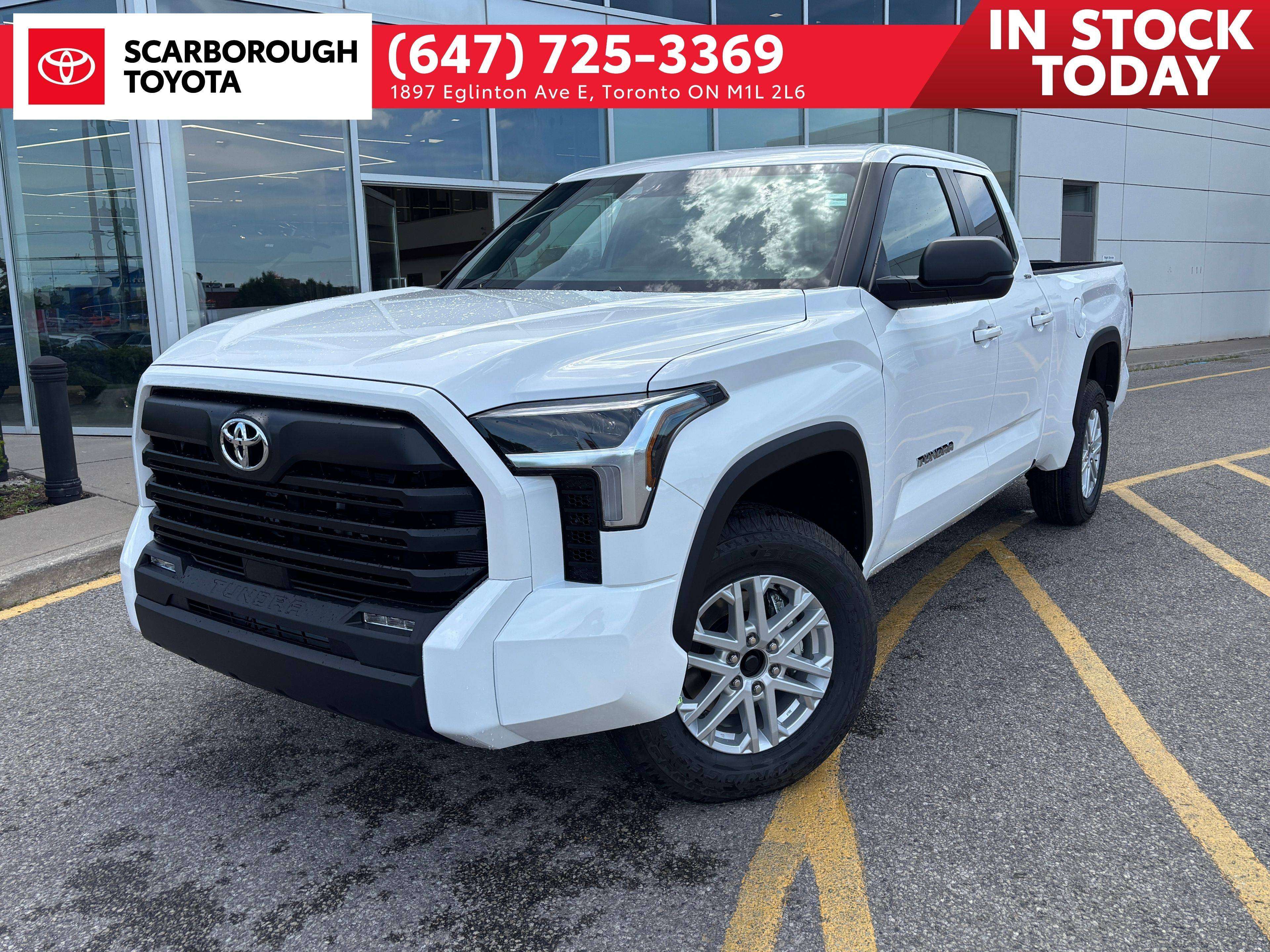 White 2026 Toyota Tundra Pickup Truck Four-Wheel Drive Automatic