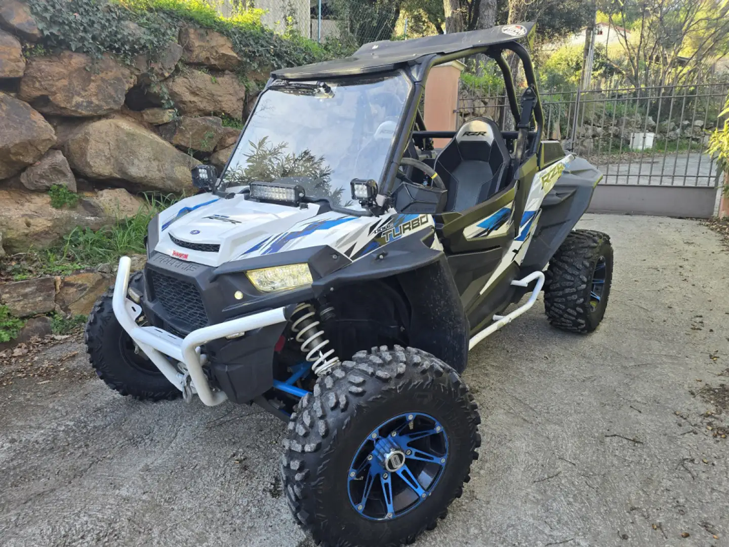 Polaris RZR 1000 TURBO RZR 1000 168CH Full options Bianco - 1