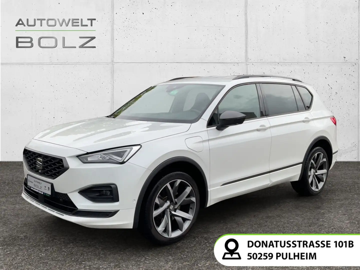 SEAT Tarraco FR 1.4 e-HYBRID AHK Navi 20 Zoll 360 Kam Weiß - 1