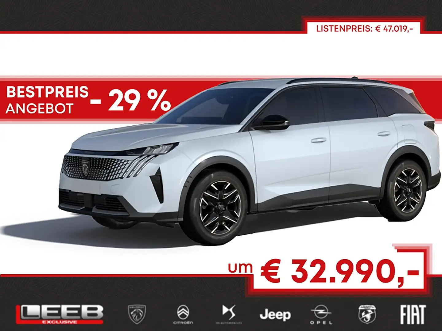 Peugeot 5008 mHEV 145 e-DCS6 Allure Aut. inkl. Panoramic Nav... Weiß - 1