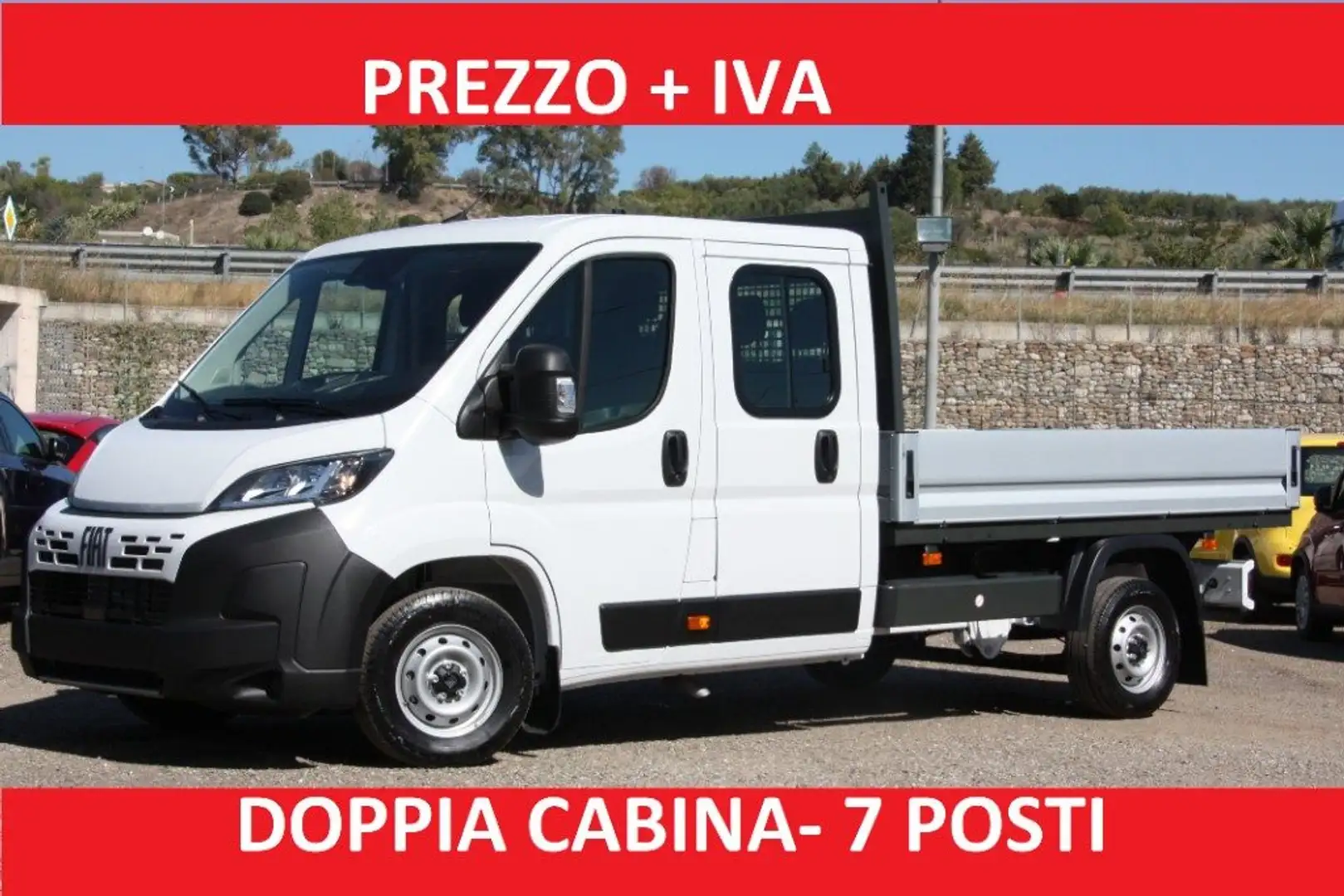 Fiat Ducato 35 2.2 Mjt 180CV - L3 H1 DOPPIA CABINA CASSONE Bianco - 1