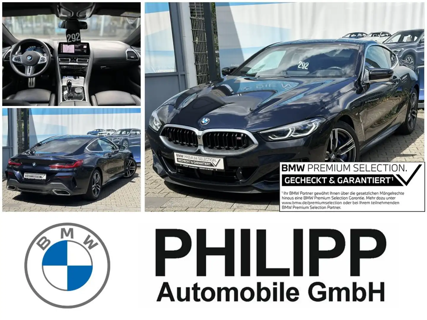 BMW M850 i xDrive Coupé LEA ab 699br LASER DA-Pro PA+ Černá - 1