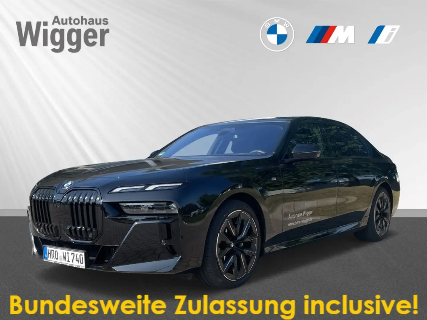 BMW 740 d/xDrive/Limousine/Park-Assistent/Allrad/Sportpake Negru - 1