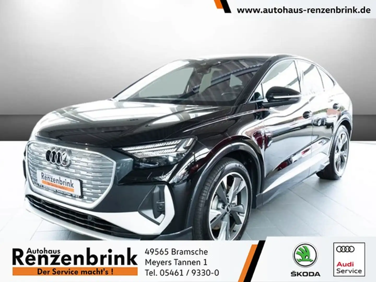 Audi S line 40 e-tron MATRIX+HUD+ACC+RFK+AHK Schwarz - 1