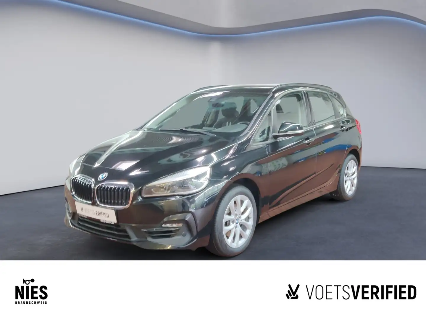 BMW 218 i Sport Line Active Tourer Steptronic AHK+PDC+DAB Nero - 1