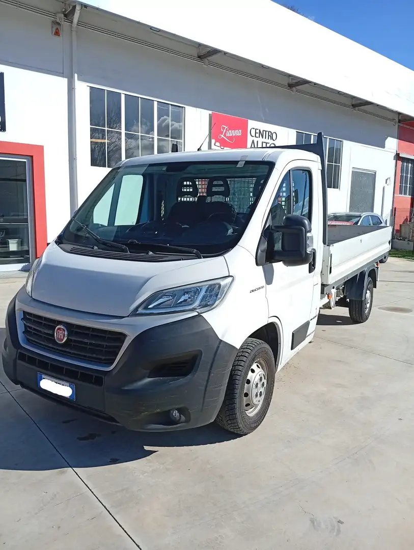 Fiat Ducato 35 MLH1  130 CV CASSONE CASSONATO* Blanc - 2