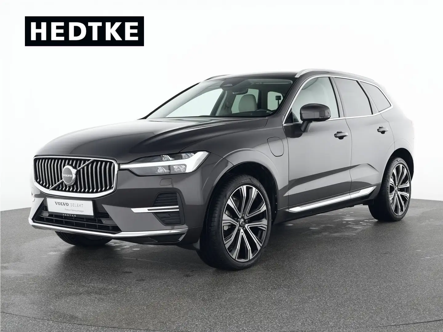 Volvo XC60 T6 Recharge AWD Plus Bright 21"+AHK+VOLL-LE Grau - 1
