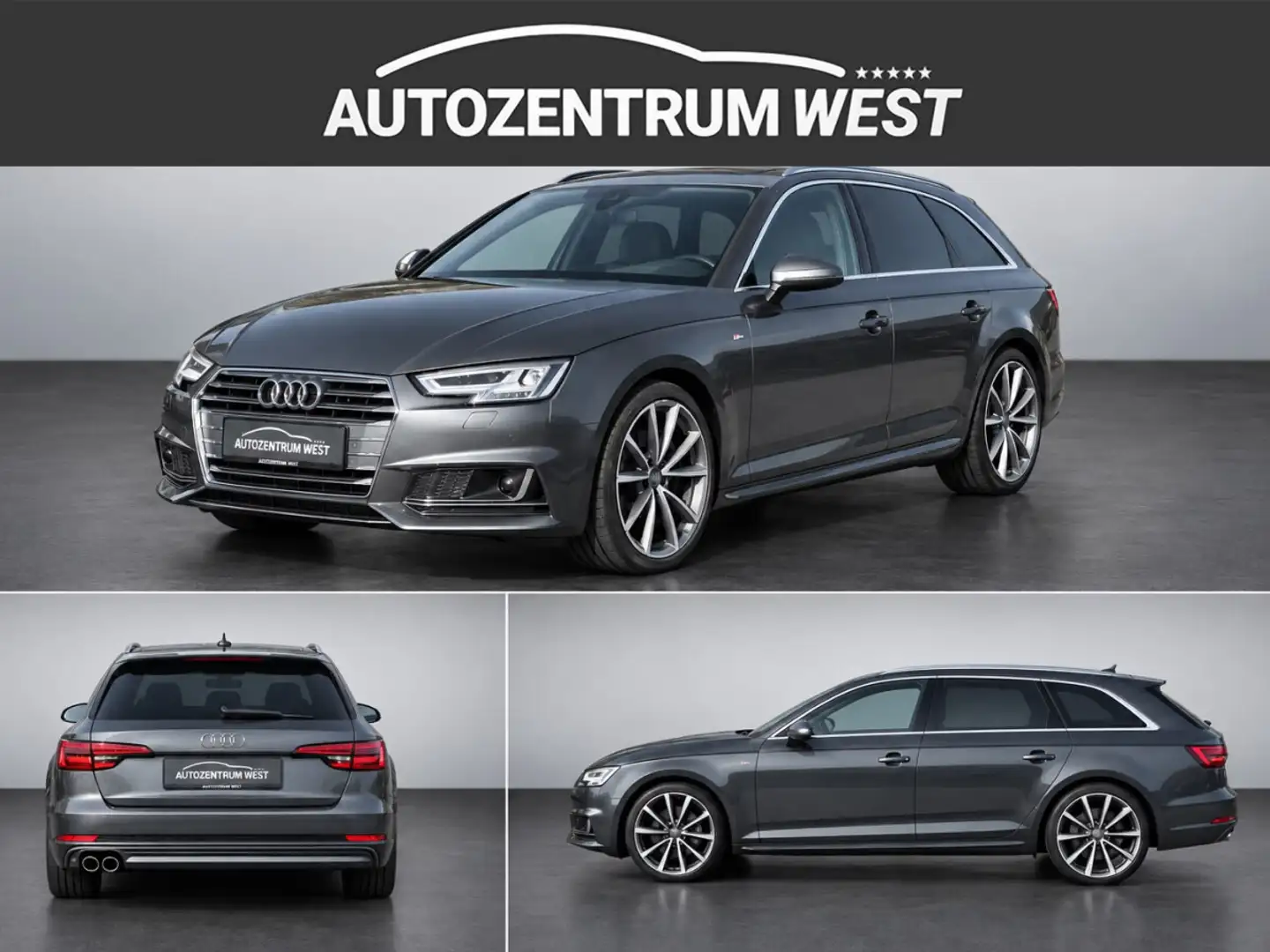 Audi A4 2.0 TDI Avant sport quattro S-line...LED/Pano/AHK Grau - 1