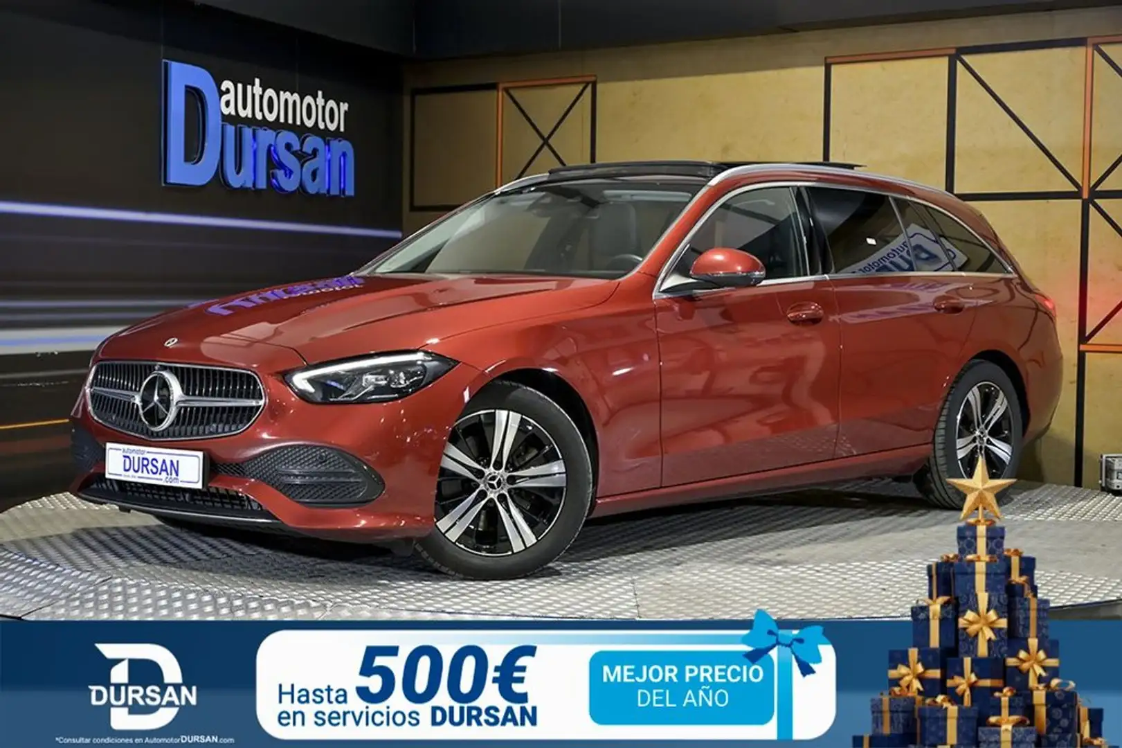 Mercedes-Benz C 220 d Estate Rojo - 1