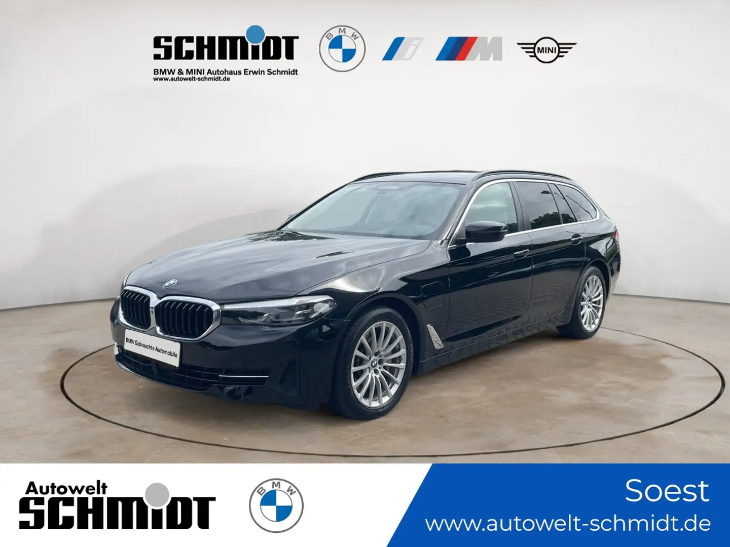 BMW 530 e Touring + 1.Hand + GARANTIE Schwarz - 1