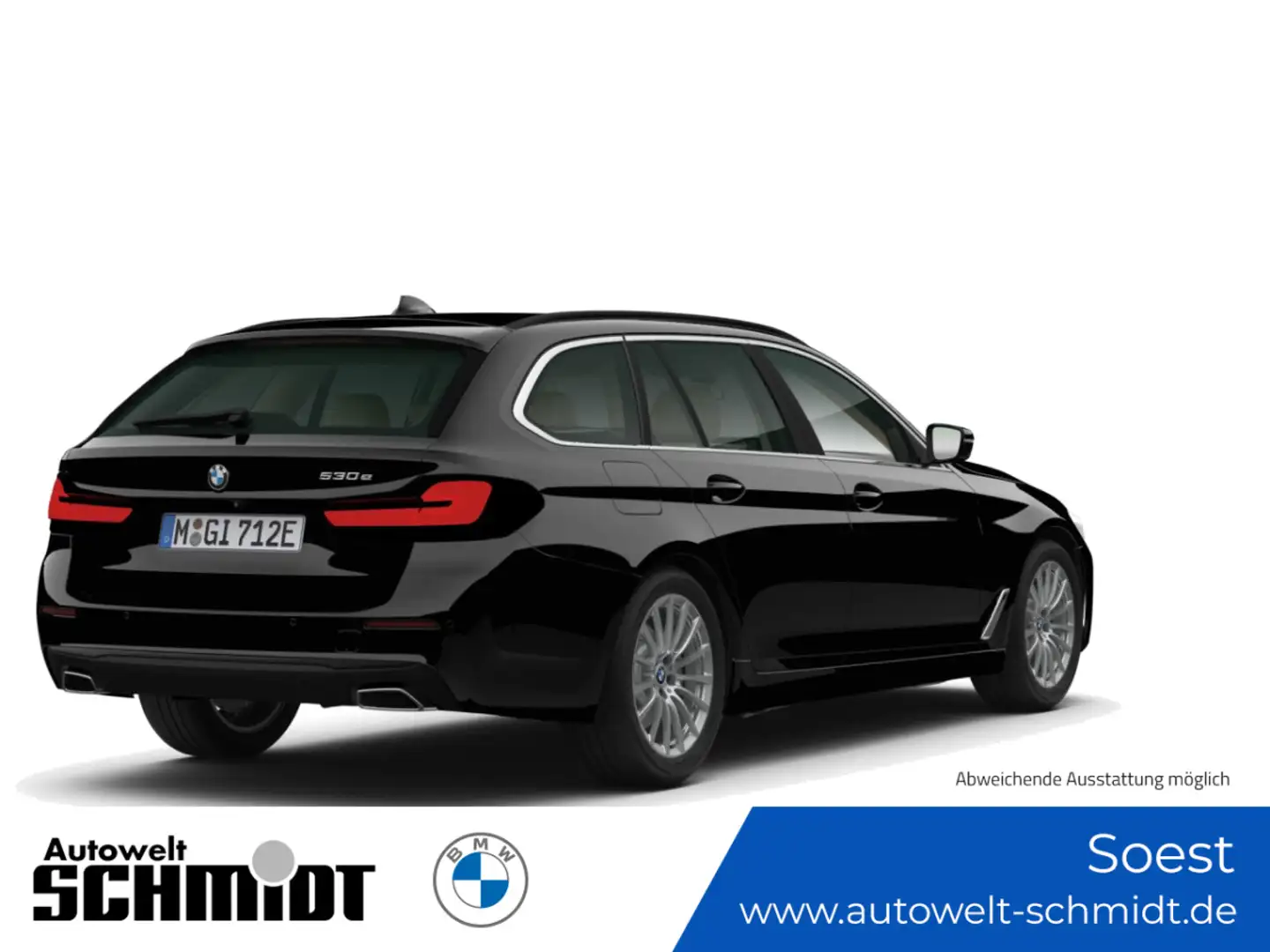 BMW 530 e Touring + 1.Hand + GARANTIE Zwart - 2