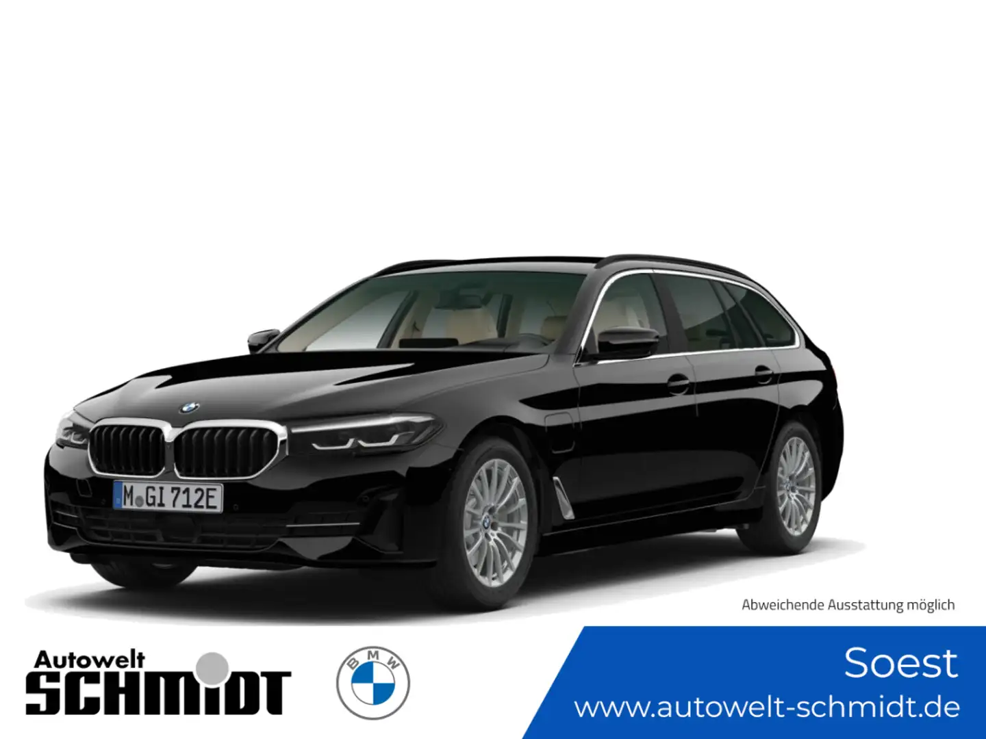 BMW 530 e Touring + 1.Hand + GARANTIE Zwart - 1
