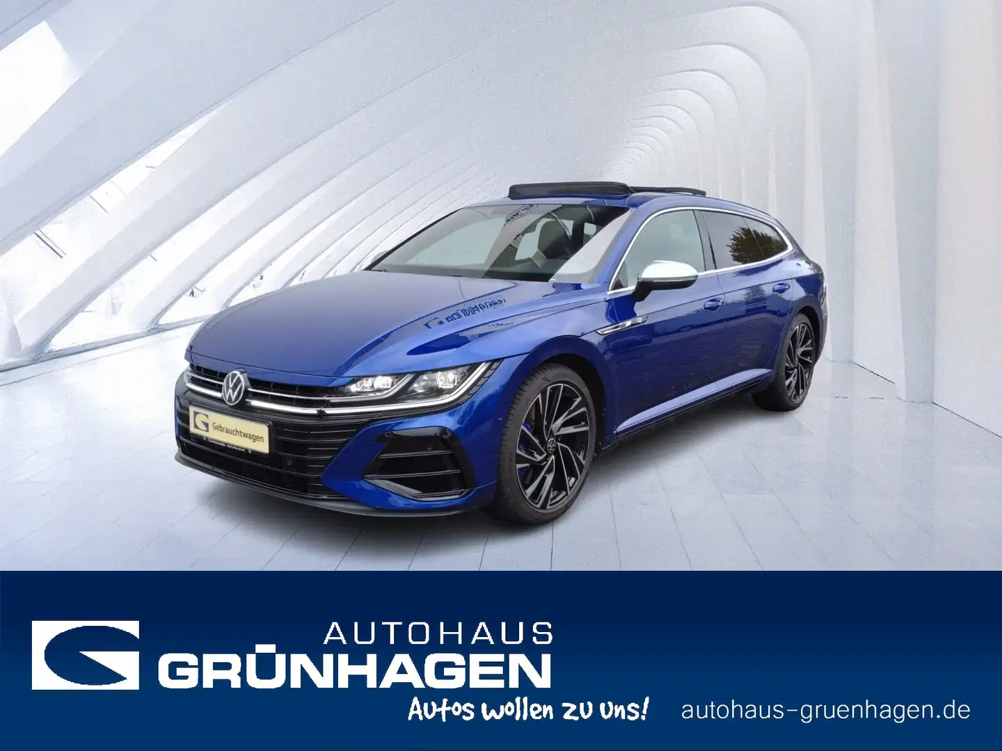 Volkswagen Arteon Arteon Shooting Brake 2.0 TSI R 4Motion ACC-LED Blauw - 1