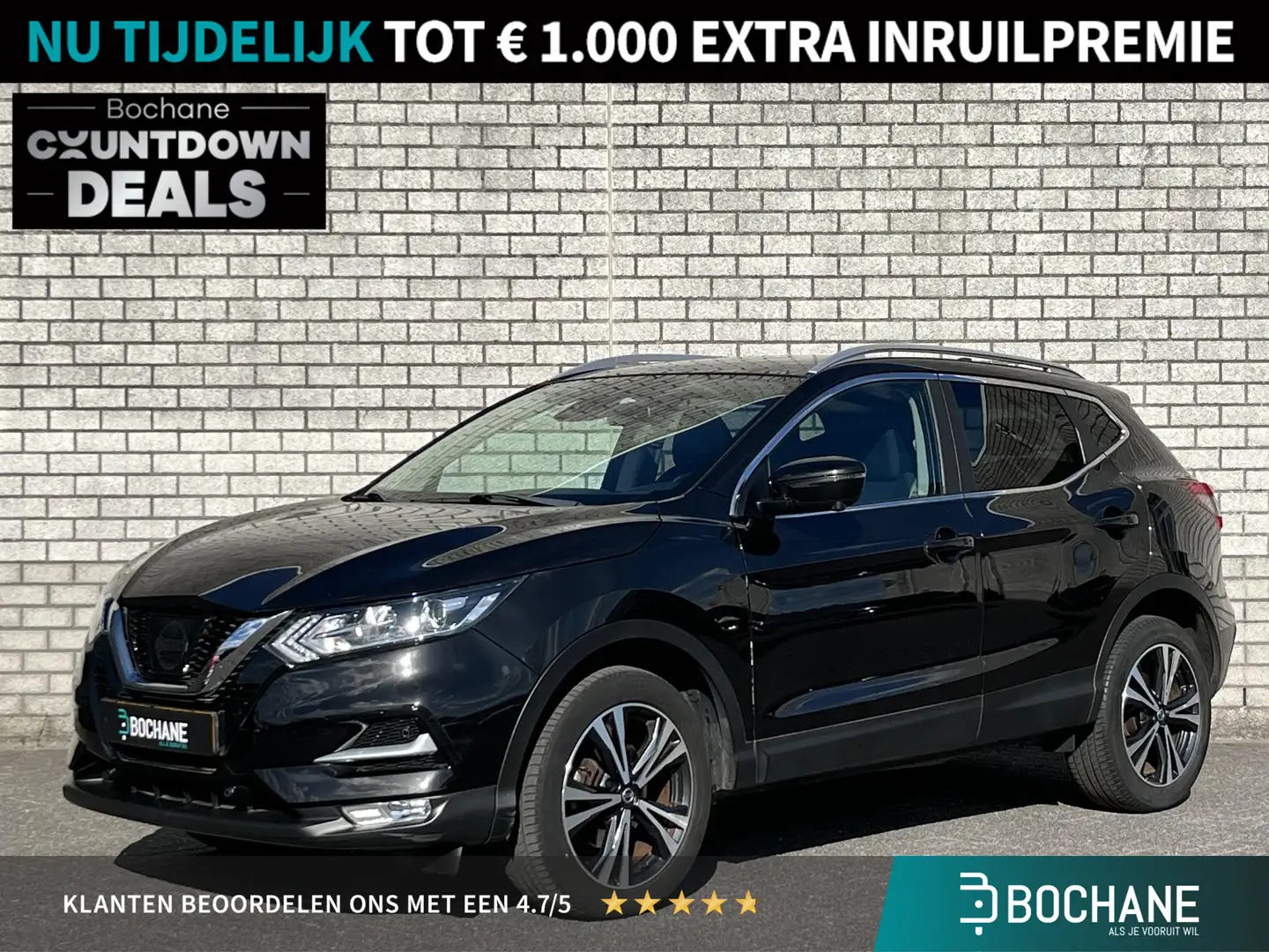 Nissan Qashqai 1.2 N-Connecta | 360° Camera | Navigatie | Panoram Noir - 1