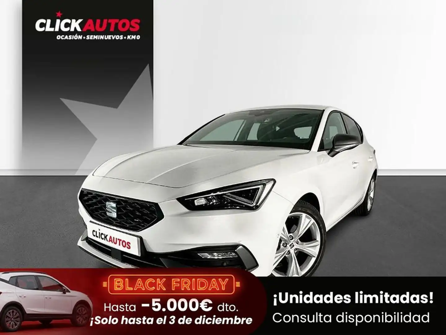 SEAT Leon 1.5 eTSI 150CV FR Special Edition DSG Blanc - 1